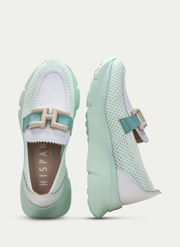 HISPANITAS Moccasins Desportivos hawai branco-aquamarine