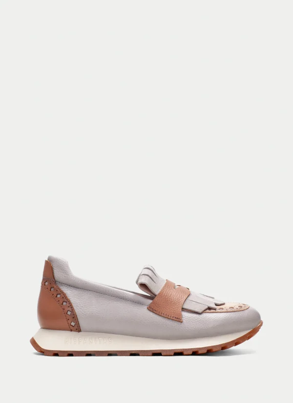 HISPANITAS Moccasins Desportivos loira cinza-areia