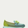 HISPANITAS Moccasins Desportivos loira aquamarine-kiwi