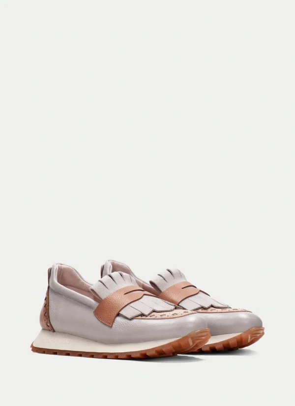 HISPANITAS Moccasins Desportivos loira cinza-areia