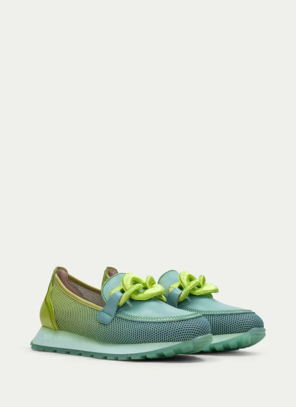 HISPANITAS Moccasins Desportivos loira aquamarine-kiwi