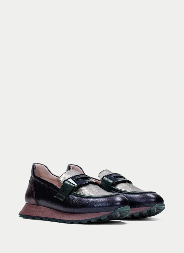 HISPANITAS Moccasins Desportivos loira multi-metal