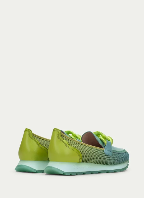 HISPANITAS Moccasins Desportivos loira aquamarine-kiwi