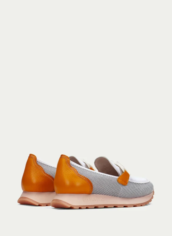 HISPANITAS Moccasins Desportivos loira branco-laranja
