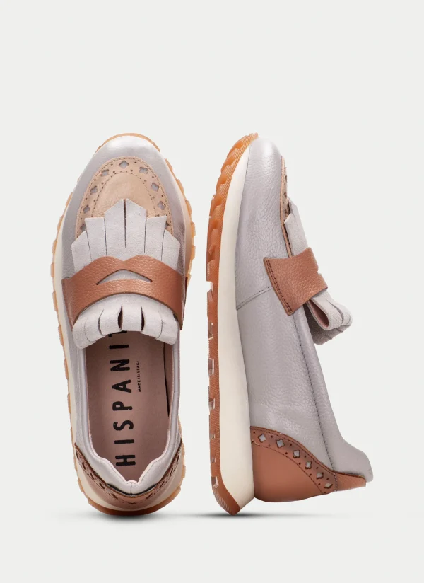 HISPANITAS Moccasins Desportivos loira cinza-areia