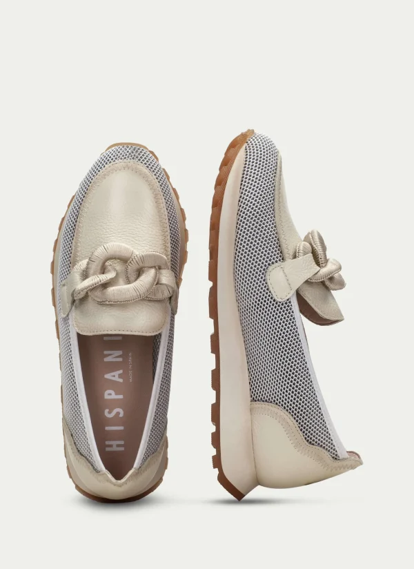 HISPANITAS Moccasins Desportivos loira creme