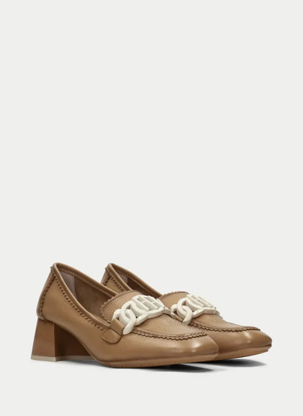HISPANITAS Moccasins malta camelo