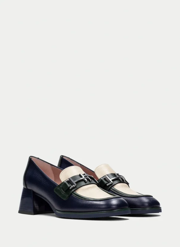 HISPANITAS Moccasins milan azul-milk-forest