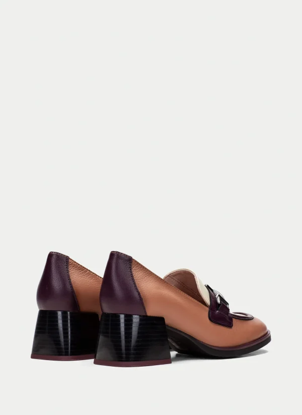 HISPANITAS Moccasins milan vinho-milk-almond