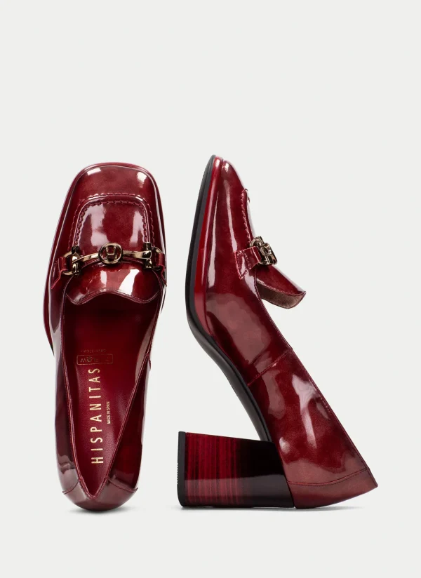 HISPANITAS Moccasins monaco cherry