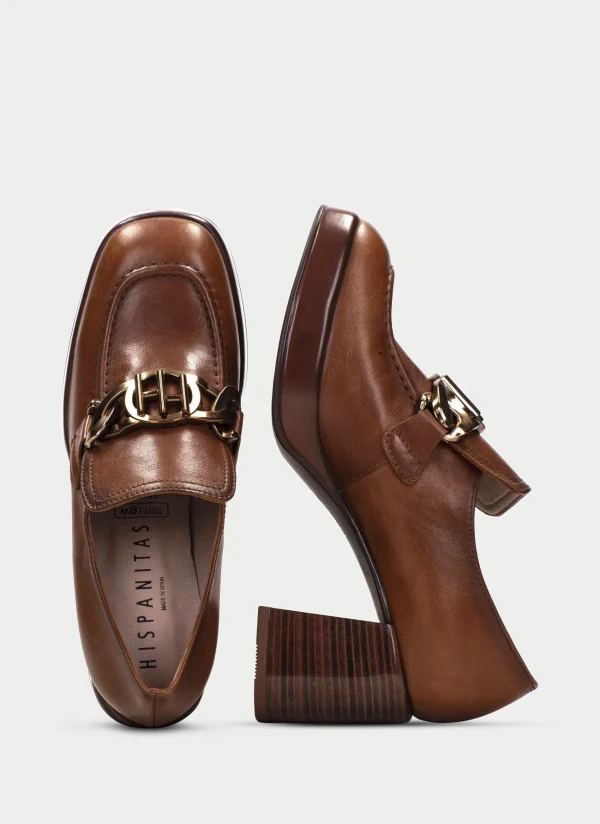HISPANITAS Moccasins tokio couro