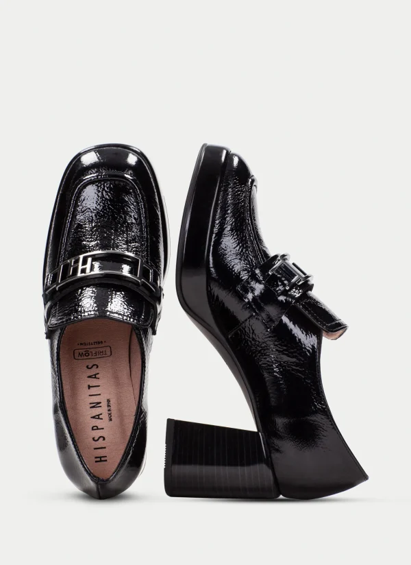HISPANITAS Moccasins tokio preto