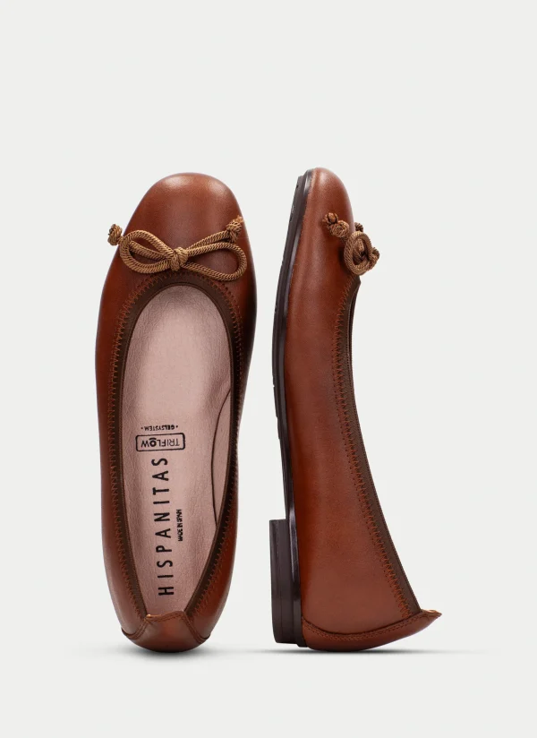 HISPANITAS Sabrina basil couro