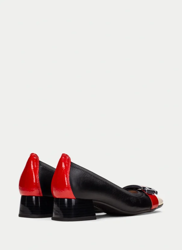 HISPANITAS Sabrina manila preto-milk-vermelho