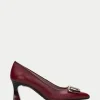 HISPANITAS Sapato de Salto dalia vermelho