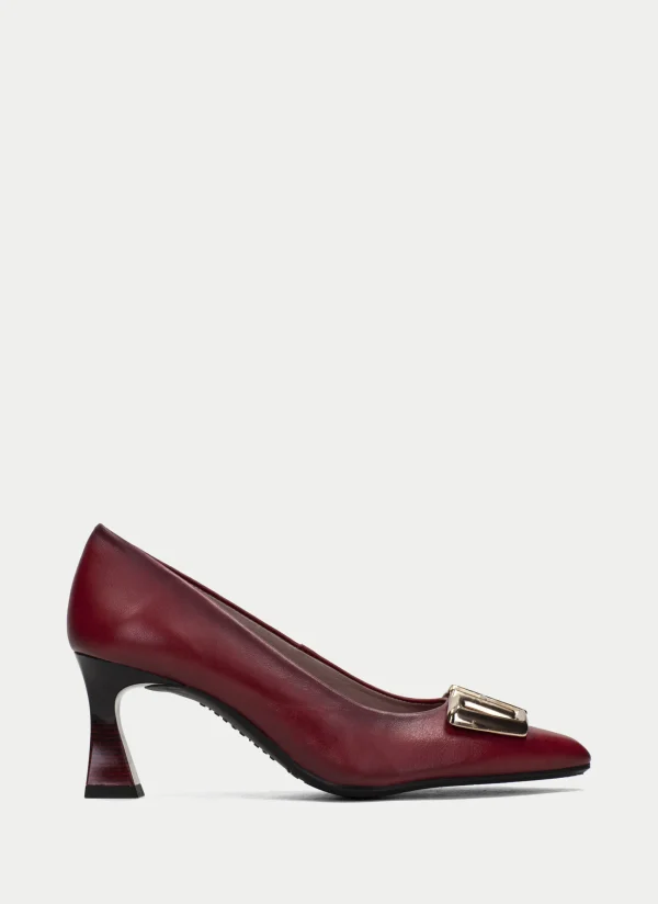 HISPANITAS Sapato de Salto dalia vermelho