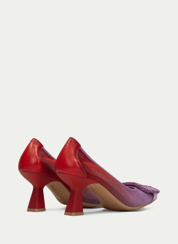 HISPANITAS Sapato de Salto nova violet-vermelho