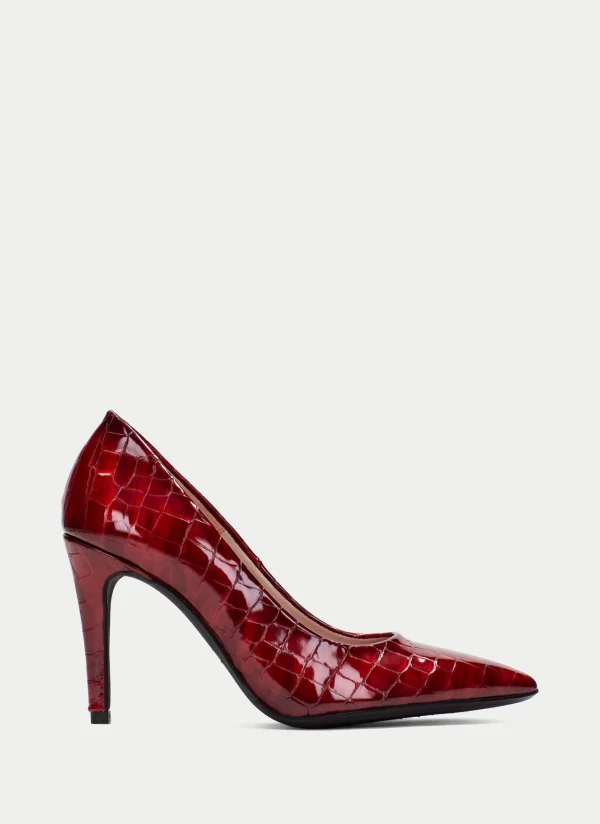 HISPANITAS Sapato de Salto samanta coco-rojo