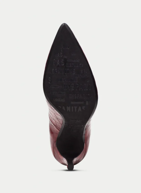 HISPANITAS Sapato de Salto samanta coco-rojo