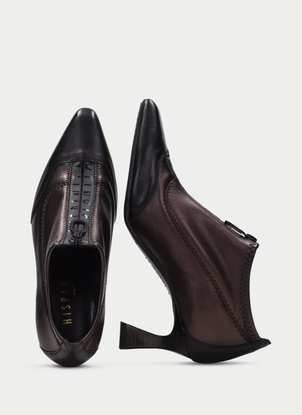 HISPANITAS Sapato Fechado dalia preto-bronze