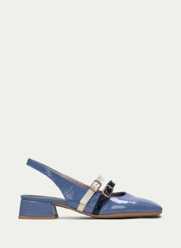 HISPANITAS Sapatos rasos aruba azure