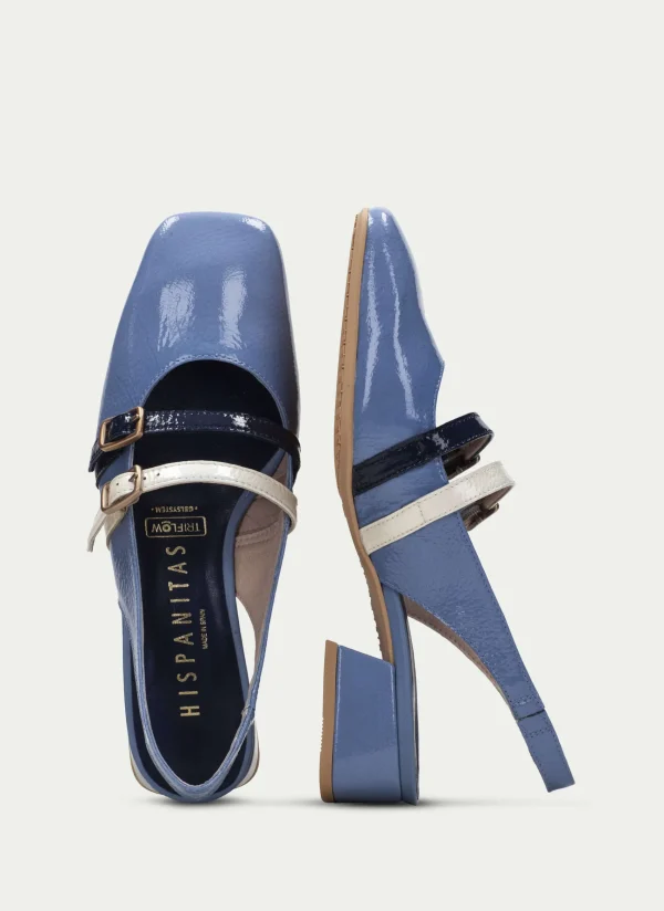 HISPANITAS Sapatos rasos aruba azure