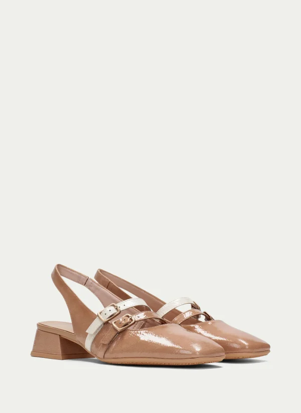 HISPANITAS Sapatos rasos aruba desert