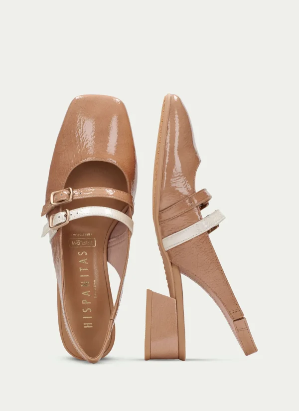 HISPANITAS Sapatos rasos aruba desert