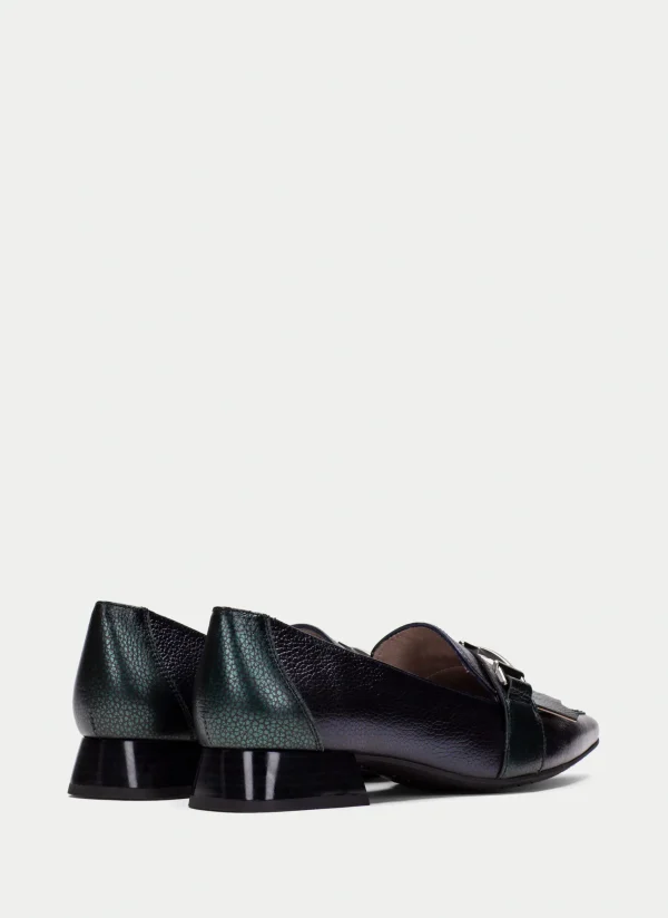 HISPANITAS Sapatos rasos dali azul-forest-metal