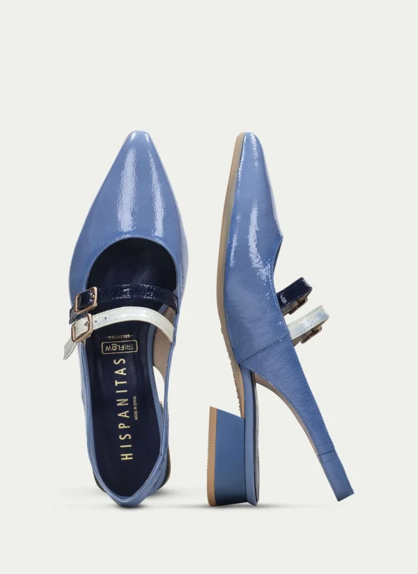 HISPANITAS Sapatos rasos dali azure