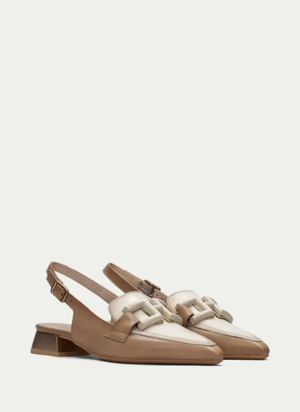 HISPANITAS Sapatos rasos dali desert-creme