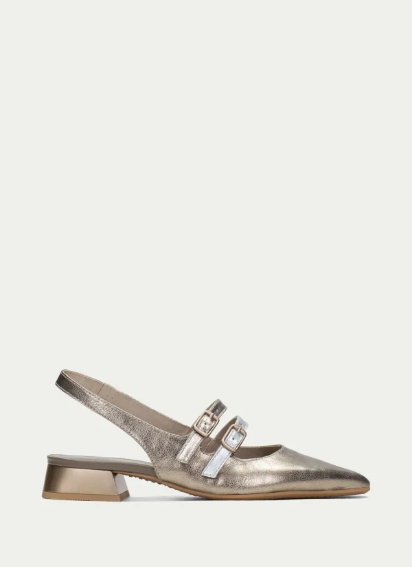 HISPANITAS Sapatos rasos dali oro