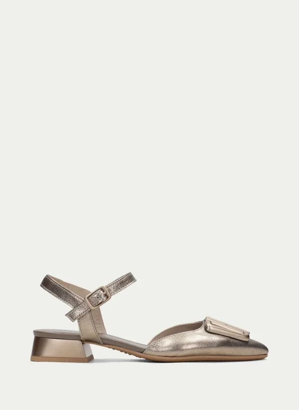 HISPANITAS Sapatos rasos dali oro