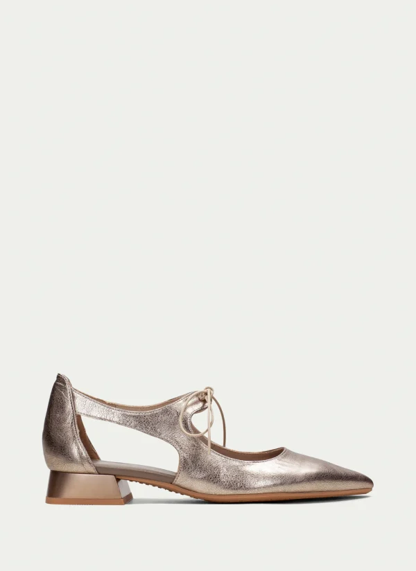 HISPANITAS Sapatos rasos dali oro