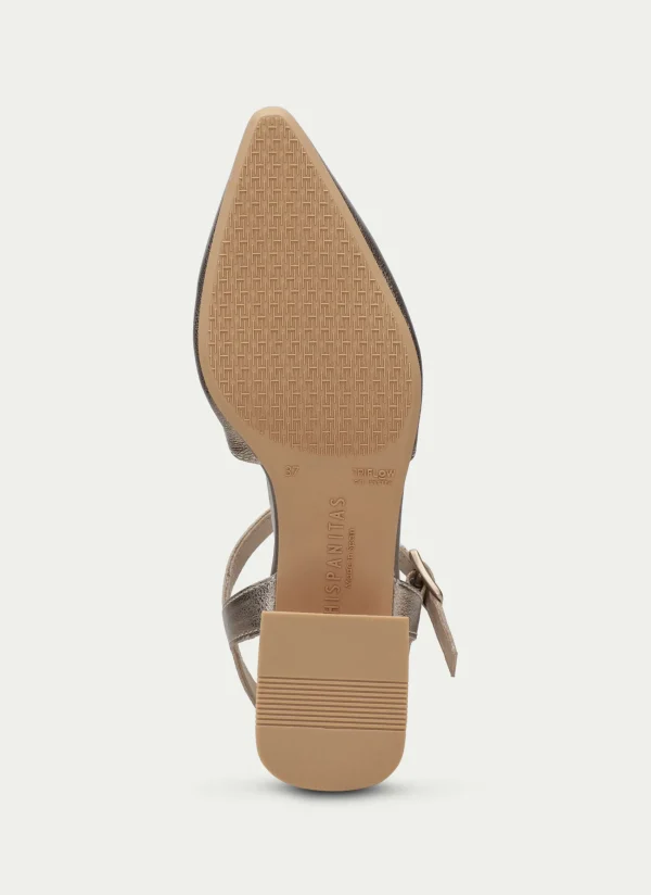 HISPANITAS Sapatos rasos dali oro