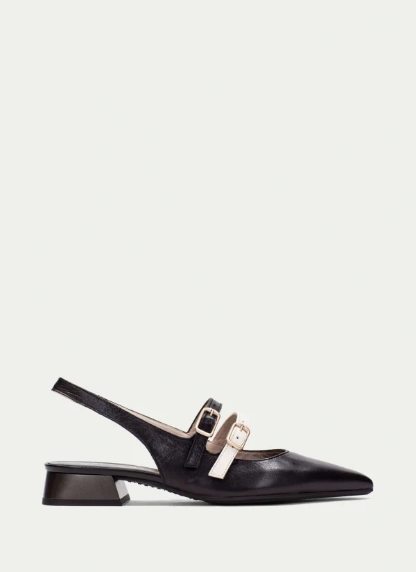 HISPANITAS Sapatos rasos dali preto