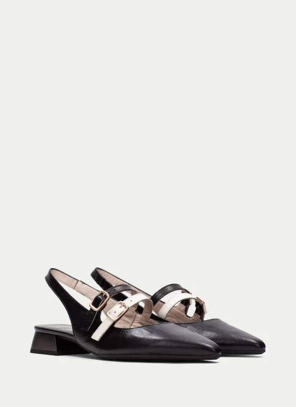 HISPANITAS Sapatos rasos dali preto