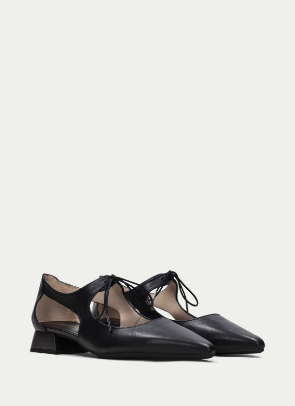 HISPANITAS Sapatos rasos dali preto