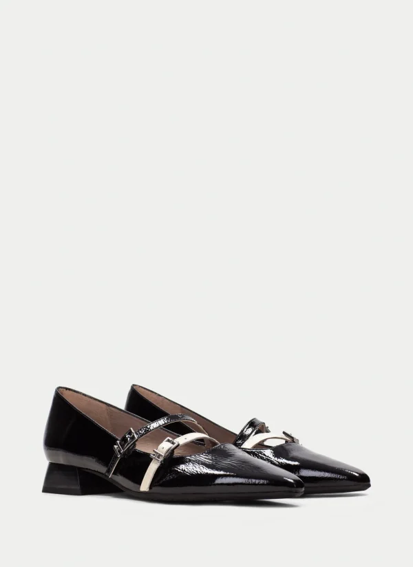 HISPANITAS Sapatos rasos dali preto