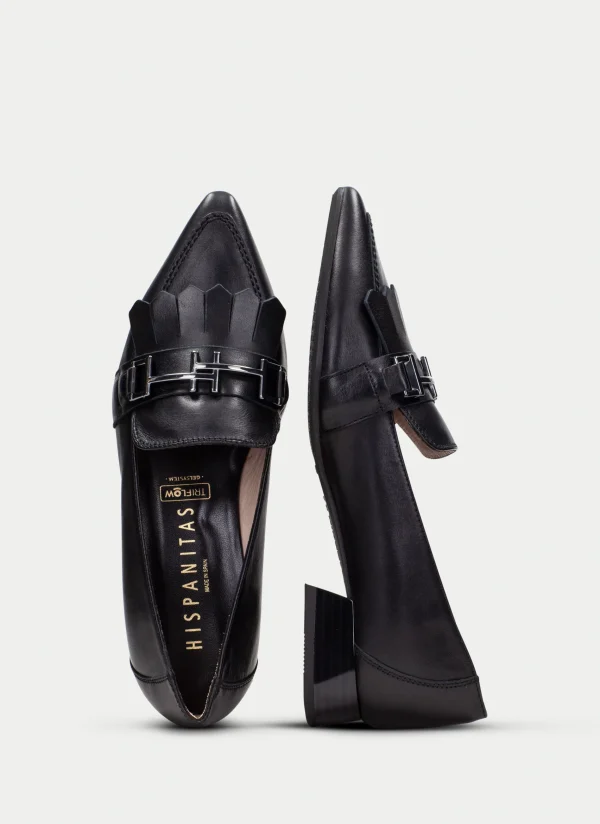 HISPANITAS Sapatos rasos dali preto