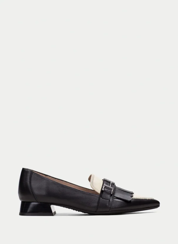 HISPANITAS Sapatos rasos dali preto-milk
