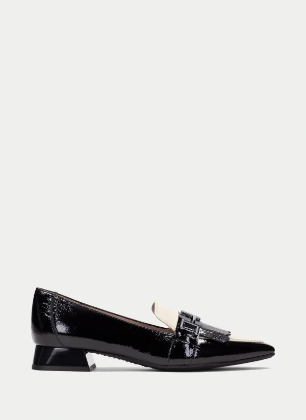 HISPANITAS Sapatos rasos dali preto-milk