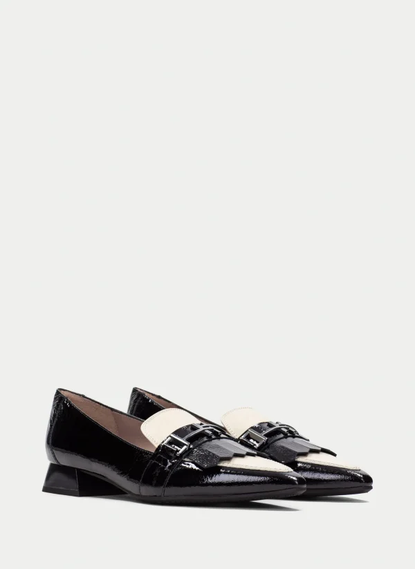 HISPANITAS Sapatos rasos dali preto-milk