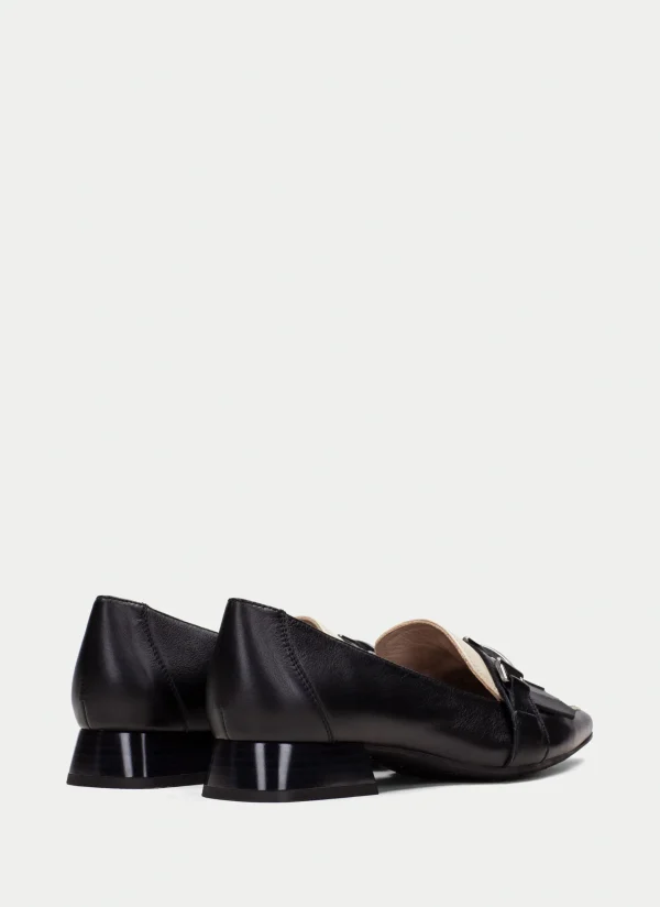HISPANITAS Sapatos rasos dali preto-milk