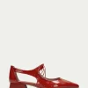 HISPANITAS Sapatos rasos dali vermelho