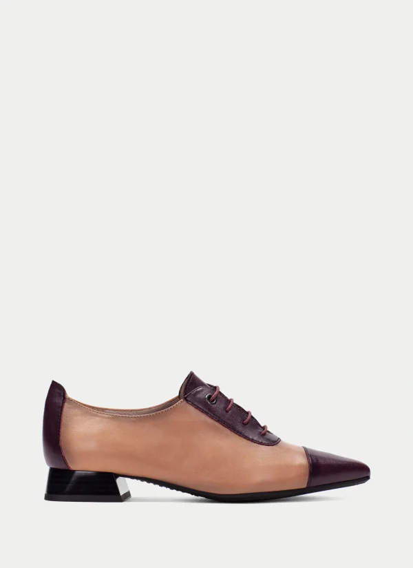HISPANITAS Sapatos rasos dali vino-almond