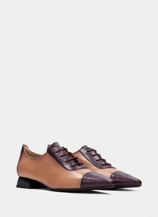 HISPANITAS Sapatos rasos dali vino-almond