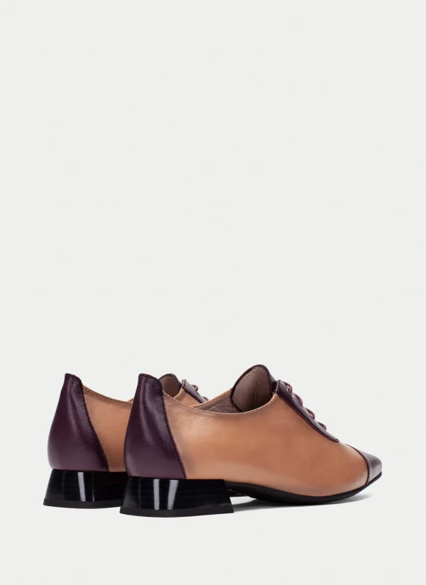 HISPANITAS Sapatos rasos dali vino-almond