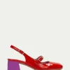 HISPANITAS Slingback malta vermelho