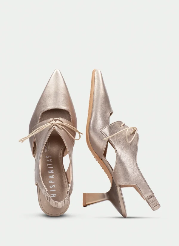 HISPANITAS Slingback nova champagne